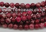 CDT02 15.5 inches 6mm round dyed aqua terra jasper beads