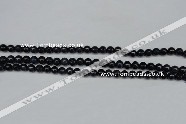 CDU101 15.5 inches 6mm round blue dumortierite beads wholesale