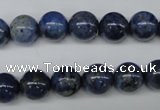 CDU103 15.5 inches 10mm round blue dumortierite beads wholesale