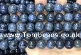 CDU355 15.5 inches 14mm round blue dumortierite beads wholesale
