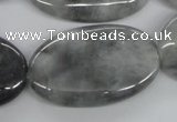 CEE207 15.5 inches 25*40mm oval eagle eye jasper beads