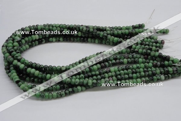 CEP05 15.5 inches 4*6mm rondelle epidote gemstone beads Wholesale