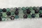 CFL1456 15.5 inches 16mm round fluorite beads wholesale