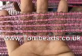 CFL1496 15.5 inches 6mm round purple fluorite gemstone beads