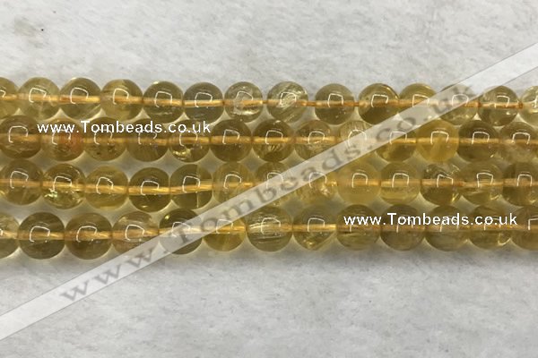 CFL1510 15.5 inches 10mm round yellow fluorite gemstone beads
