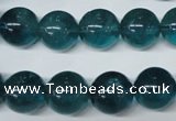 CFL675 15.5 inches 14mm round A grade blue fluorite beads wholesale