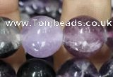 CFL914 15.5 inches 12mm round purple fluorite beads wholesale