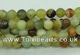 CFW02 15.5 inches 6mm faceted round flower jade beads wholesale