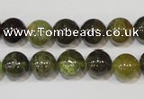 CGA204 15.5 inches 10mm round natural green garnet beads