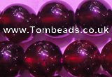 CGA421 15.5 inches 10mm round natural red garnet gemstone beads