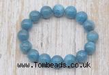 CGB5321 10mm, 12mm round apatite beads stretchy bracelets