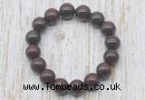 CGB5379 10mm, 12mm round brecciated jasper beads stretchy bracelets