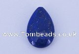 CGC46 14*22mm flat teardrop natural lapis lazuli gemstone cabochons