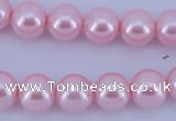 CGL309 5PCS 16 inches 18mm round dyed plastic pearl beads wholesale