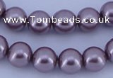 CGL391 2PCS 16 inches 25mm round dyed plastic pearl beads wholesale