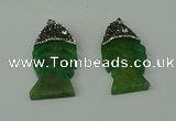 CGP135 25*48mm fishbone agate gemstone pendants wholesale