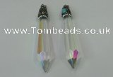CGP260 16*80mm sticks crystal glass pendants wholesale