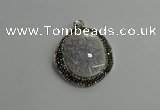 CGP661 40*45mm - 45*50mm freeform ceramic pendants wholesale