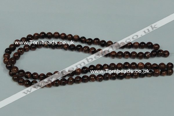 CGS202 15.5 inches 8mm round blue & brown goldstone beads wholesale