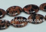 CGS212 15.5 inches 15*20mm oval blue & brown goldstone beads wholesale