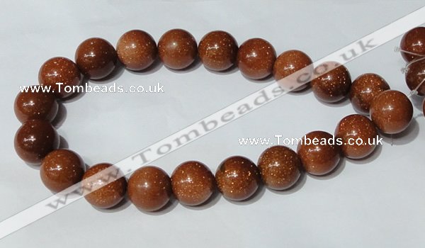 CGS56 15.5 inches 20mm round goldstone beads wholesale