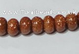 CGS64 15.5 inches 6*10mm rondelle goldstone beads wholesale