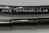 CHE123 15.5 inches 6*16mm tube hematite beads wholesale