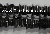 CHE241 15.5 inches 8*8mm tower hematite beads wholesale