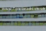 CHE452 15.5 inches 2*2mm cube plated hematite beads wholesale