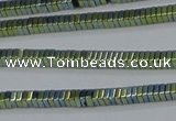 CHE560 15.5 inches 1*2*2mm square plated hematite beads wholesale