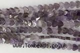 CHG118 15.5 inches 6mm flat heart fluorite gemstone beads wholesale
