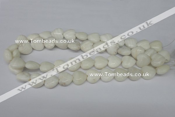 CHG62 15.5 inches 16*16mm heart shell beads wholesale