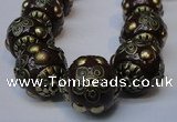 CIB225 18mm round fashion Indonesia jewelry beads wholesale