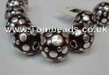 CIB251 22mm round fashion Indonesia jewelry beads wholesale