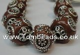 CIB282 16*16mm rondelle fashion Indonesia jewelry beads wholesale