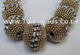 CIB420 22mm round fashion Indonesia jewelry beads wholesale