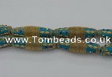 CIB607 16*60mm rice fashion Indonesia jewelry beads wholesale