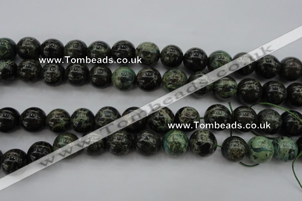 CIJ110 15.5 inches 12mm round dyed impression jasper beads wholesale