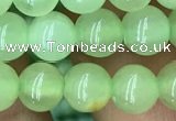 CJB309 15.5 inches 6mm round dyed green jade gemstone beads