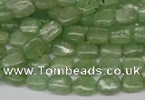 CKC259 15.5 inches 6*8mm rectangle natural green kyanite beads