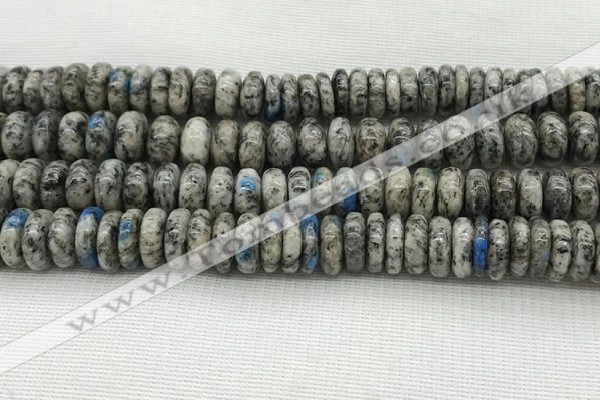 CKJ438 15.5 inches 4*10mm - 5*11mm rondelle natural k2 jasper beads