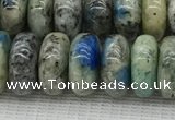 CKJ440 15.5 inches 5*10mm - 6*10mm rondelle natural k2 jasper beads