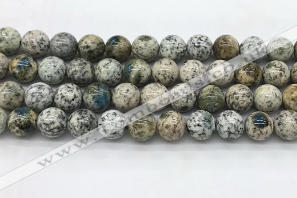 CKJ456 15.5 inches 12mm round natural k2 jasper beads wholesale