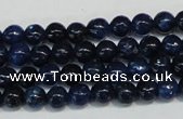 CKU100 15.5 inches 4mm round dyed kunzite beads wholesale
