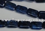 CKU123 15.5 inches 10*14mm rectangle dyed kunzite beads wholesale