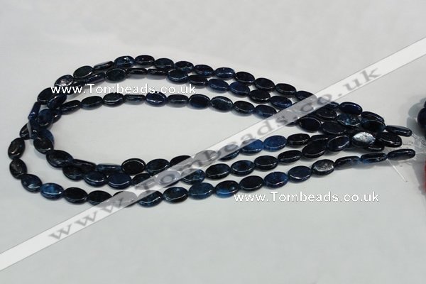 CKU130 15.5 inches 8*12mm oval dyed kunzite beads wholesale