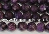 CKU23 15.5 inches 10mm faceted round purple kunzite beads wholesale