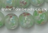 CLG760 15 inches 12mm round lampwork glass beads wholesale