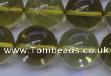 CLQ355 15 inches 14mm round natural lemon quartz beads wholesale