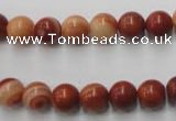 CMA202 15.5 inches 8mm round red malachite beads wholesale